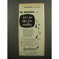 1953 The Sherman Hotel Ad - In Chicago.. just a...