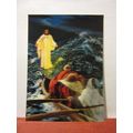 CHIRST ON THE SEA unused BLANK back postcard 3-...