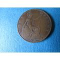 1918 GEORGE V ONE PENNY FREE POST.