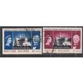 British Guiana 1965 QE2 Set Churchill used SG 3...