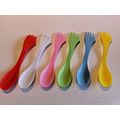 Pet Feeding Fork Knife Spoon - Plastic Dog Cat ...