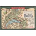 Carte du Canton de Vaud, c.1910 - Denéréaz-Spen...