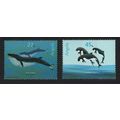 Angola Whales Dolphins Marine Mammals 2v 2003 M...