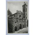vintage postcard Firenze, Italy, Duomo E Campanile