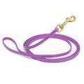 Dog Pet Leash Amethyst Purple w/ Brass Hardware...