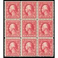 467, Mint VF NH 5¢ Error In Block of Nine - PO ...