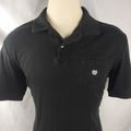 Chaps Men's Black Short Sleeve Polo Shirt Size ...