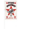 Stoke v Poole 1952 speedway programme