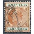 Cyprus 1906.SG61 10 Paras Orange & Green Fine U...