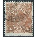 Australia 1930 SG103a 5d Orange-Brown Fine Used...