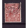 GREAT BRITAIN 1924 SG 420i 1 1/2d RED ROWN FINE...