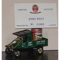 OXFORD DIECAST FORD MODEL T JOHN WEST TRUCK 041TG