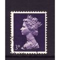 GREAT BRITAIN 1967 SG 729 3d VIOLET ONE CENTRE ...