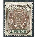 Transvaal 1897 SG218 2d Brown & Green Mounted M...