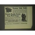 1911 Keystone Cable Drill, Downie Deep Well Pum...