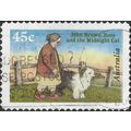 AUSTRALIA, John Brown, Rose and the Midnight Cat, blue 1996, 45c