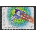 AUS 2001 45c (S/A) 'ROCK & POP - JOHN FARNHAM' ...