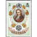 GRENADA, WHO, Edward Jenner, green 1973, 2c