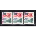 Used 2280a 25c U.S. Flag Fine PNC 3/3 PA2863