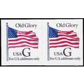 2886 32c G Old Glory Fine MNH BPS Hor Pair V4987