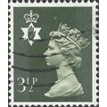 NORTHERN IRELAND, QE II, Machin, olive green 19...