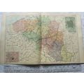 Vintage: Bacons engraved map Sheet 11 Belgium &...