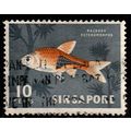 Malaya Singapore 1962 Fish 10c Used Stamp