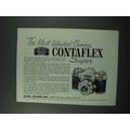 1960 Zeiss Contaflex Super Camera Ad - Most Wanted