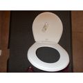 TOILET SEAT WHITE LARGER SIZE (17/11) # # # ALL...