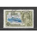 NORTHERN RHODESIA 1935 KG5 SG18 SG 1d SILVER JU...