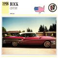 Collectors Club card. Classic Cars. Buick Century