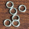 8mm 925 Solid Sterling Silver CLOSED JUMP RINGS...
