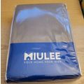 MIULEE Grey Velvet Blackout Curtains 2 Panels R...
