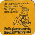BEER MAT - GREENALL WHITLEY BREWERY - BEER BELO...