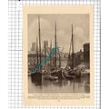 Brayford Pool Lincoln - c.1930's Cutting