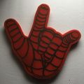 Preowned SDCC Promo Spider-Man 13'' Foam Web Hand