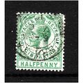 GIBRALTAR 1912 SG 76 1/2d BLUE GREEN FINE USED #1