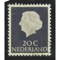 NETHERLANDS 1953 SG 778 20c SLATE PURPLE FINE U...