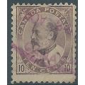 Canada 1903 SG183 10c Pale Dull Purple Good+ Us...
