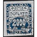 Po Mi 14: 2000 h. deep blue Postage Due Stamp.