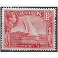 Aden 1936 SG19 1 1/2a Scarlet Mounted Mint . .. .
