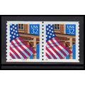 2913v 32c U.S. Flag Over Porch Very Fine MNH LG...