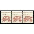1898A 4c Stagecoach Fine MNH Dry Gum PNC 3/3 G0066