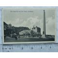 1928 postcard War Memorial & Pier Head, Llandudno