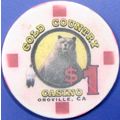 Gold Country. $1 Casino Chip. Oroville, CA. Y34.