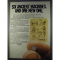 1980 IBM Computers Ad - Six Ancient Machines