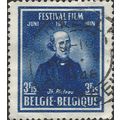 BELGIUM, Joseph Plateau, Film Festival Brussels, blue 1947, 3F15c, #2