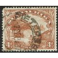 South Africa 1927 Definitive Issue 4d Brown SG3...