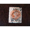 1896 GB Queen Victoria SGO41 1/2d Army Official...
