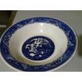 Royal China Willow ware serving bowl blue and w...